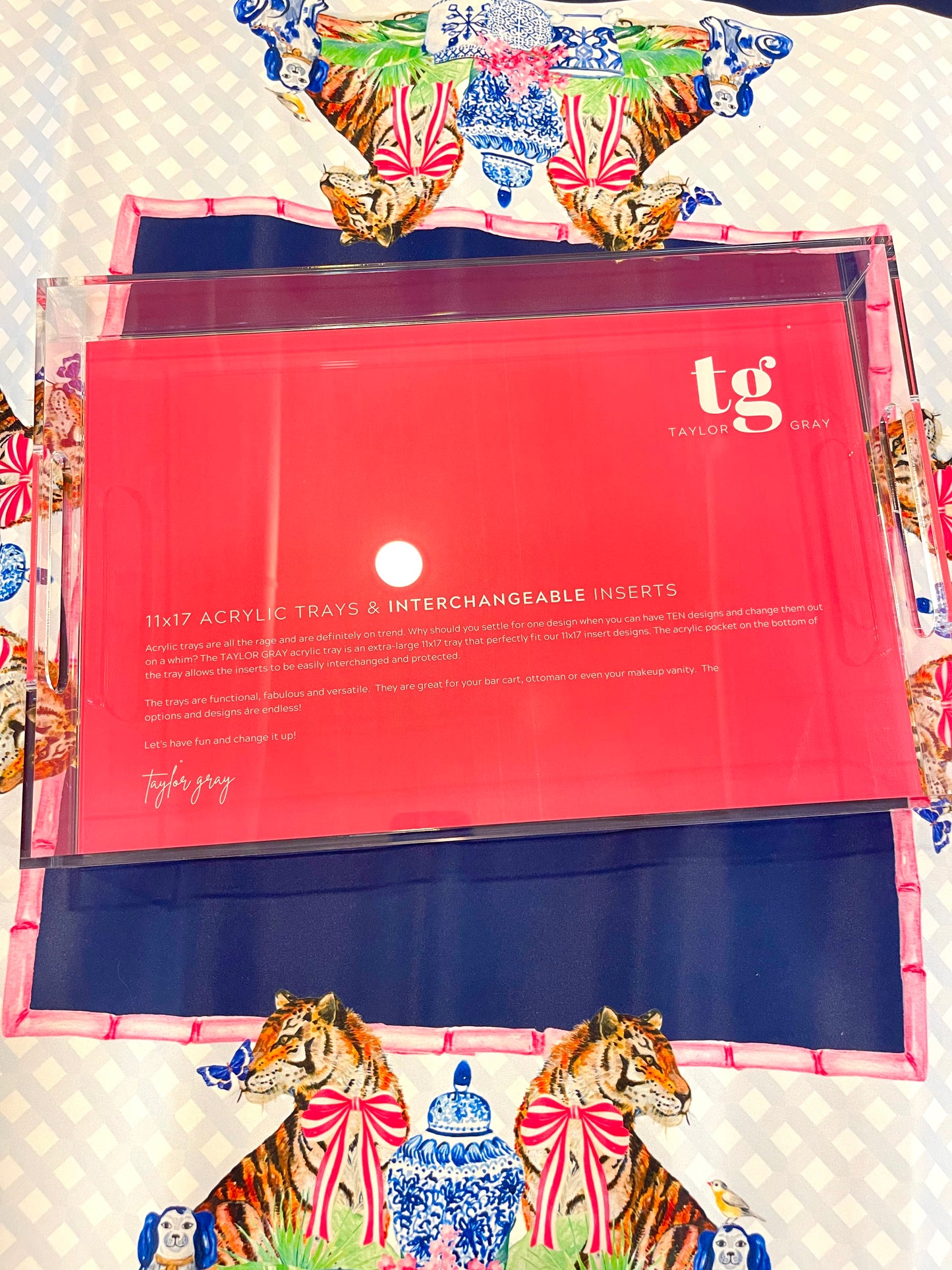 11 x 17 Acrylic Tray