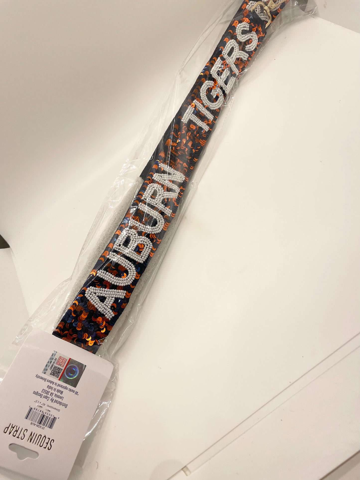 Auburn Tigers Collegiate Sequin Purse Strap
