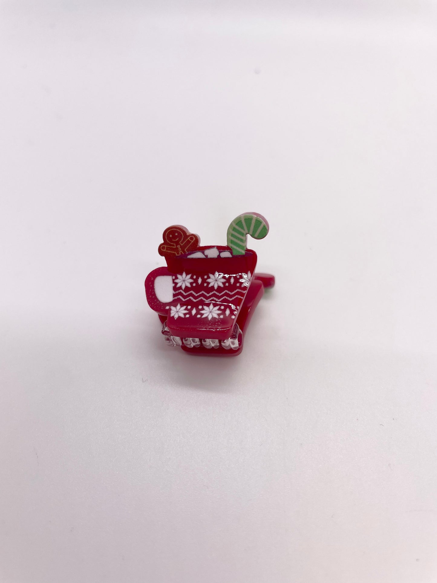 Christmas Mini Hair Claw Clips