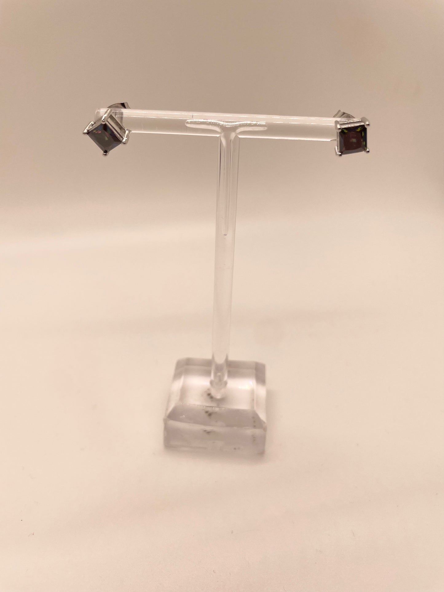 Laura Janelle Iridescent Square Studs