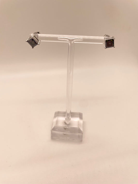 Laura Janelle Iridescent Square Studs