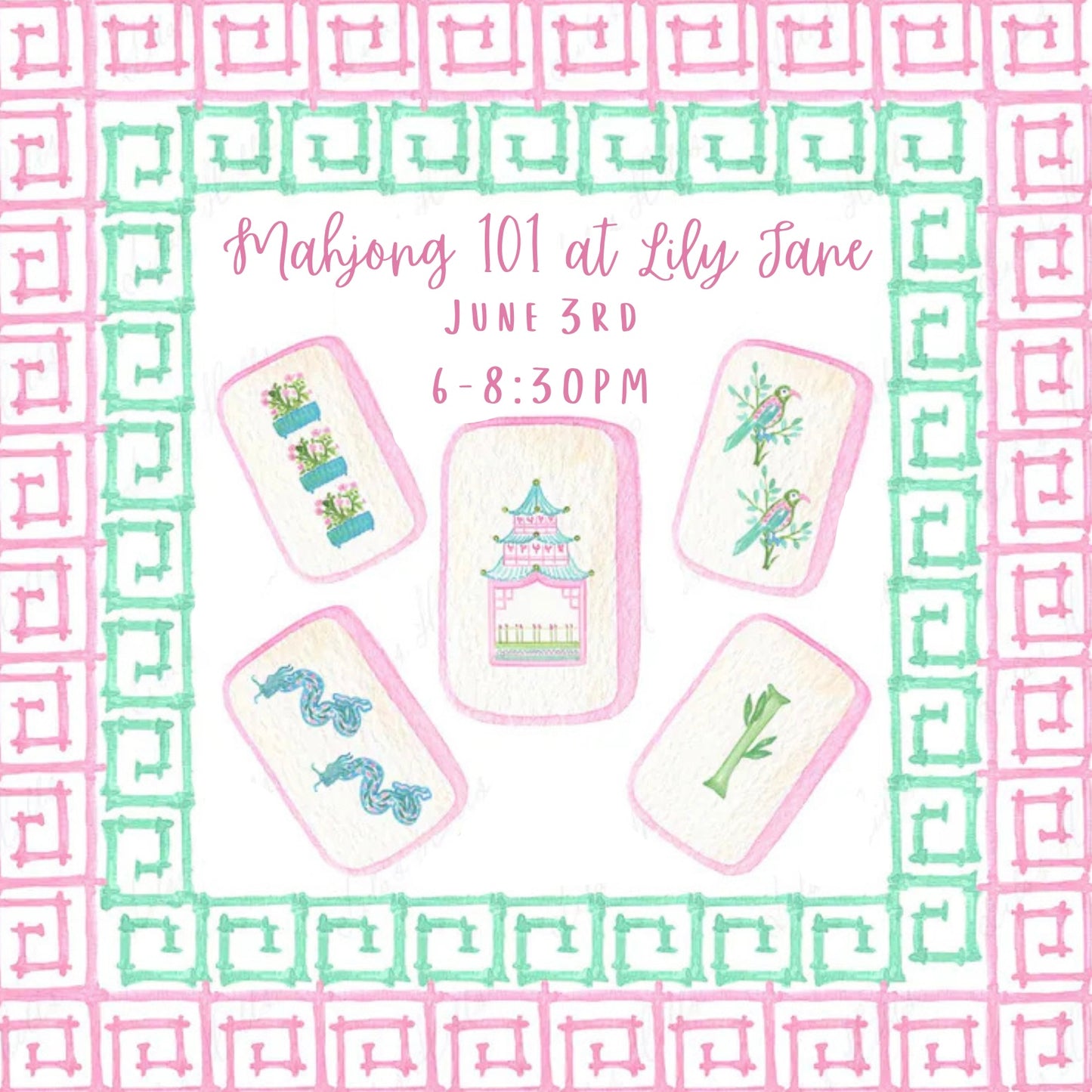 Mahjong 101 Event - June 3rd