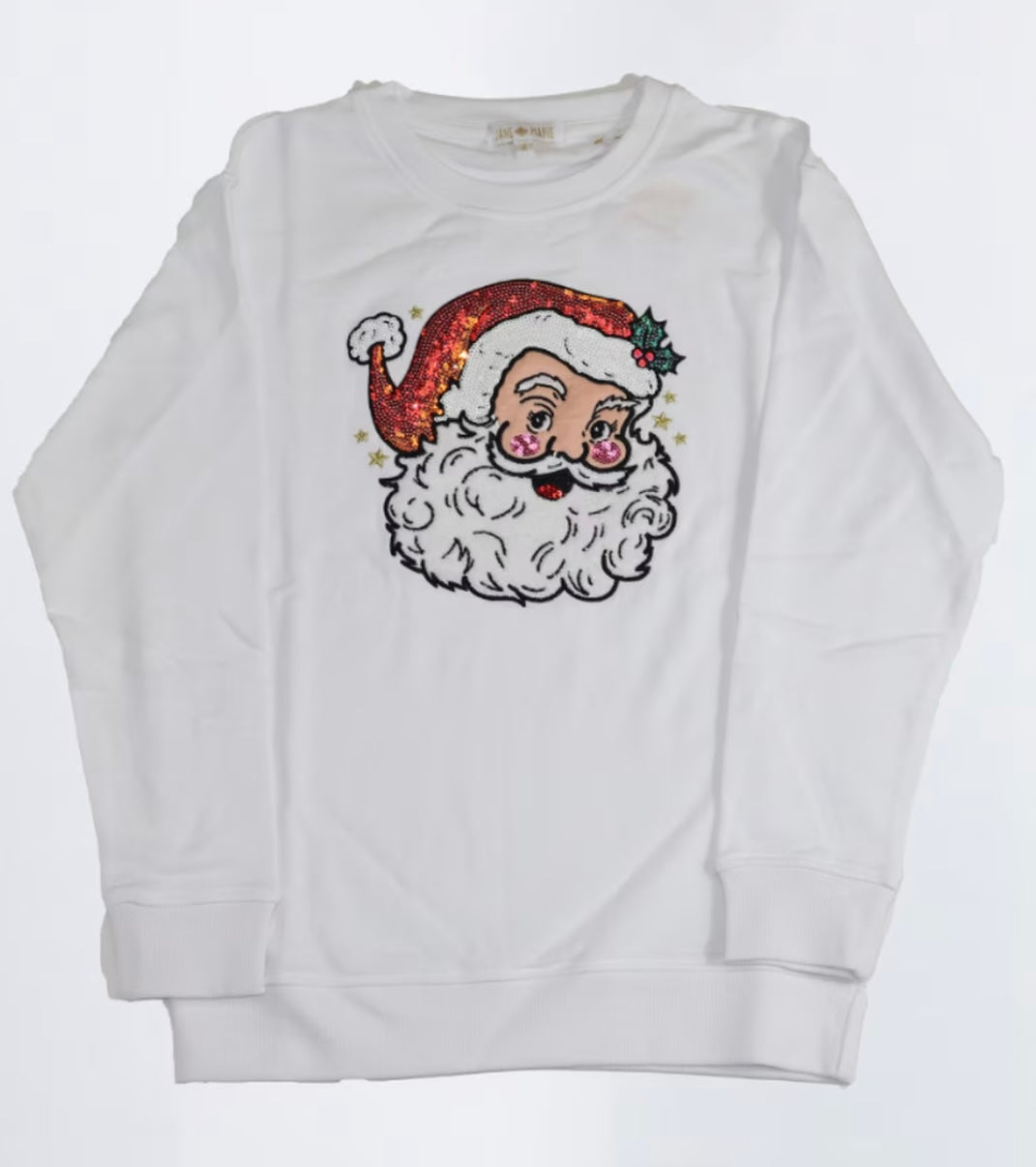 Jolly Red Santa Sweatshirt