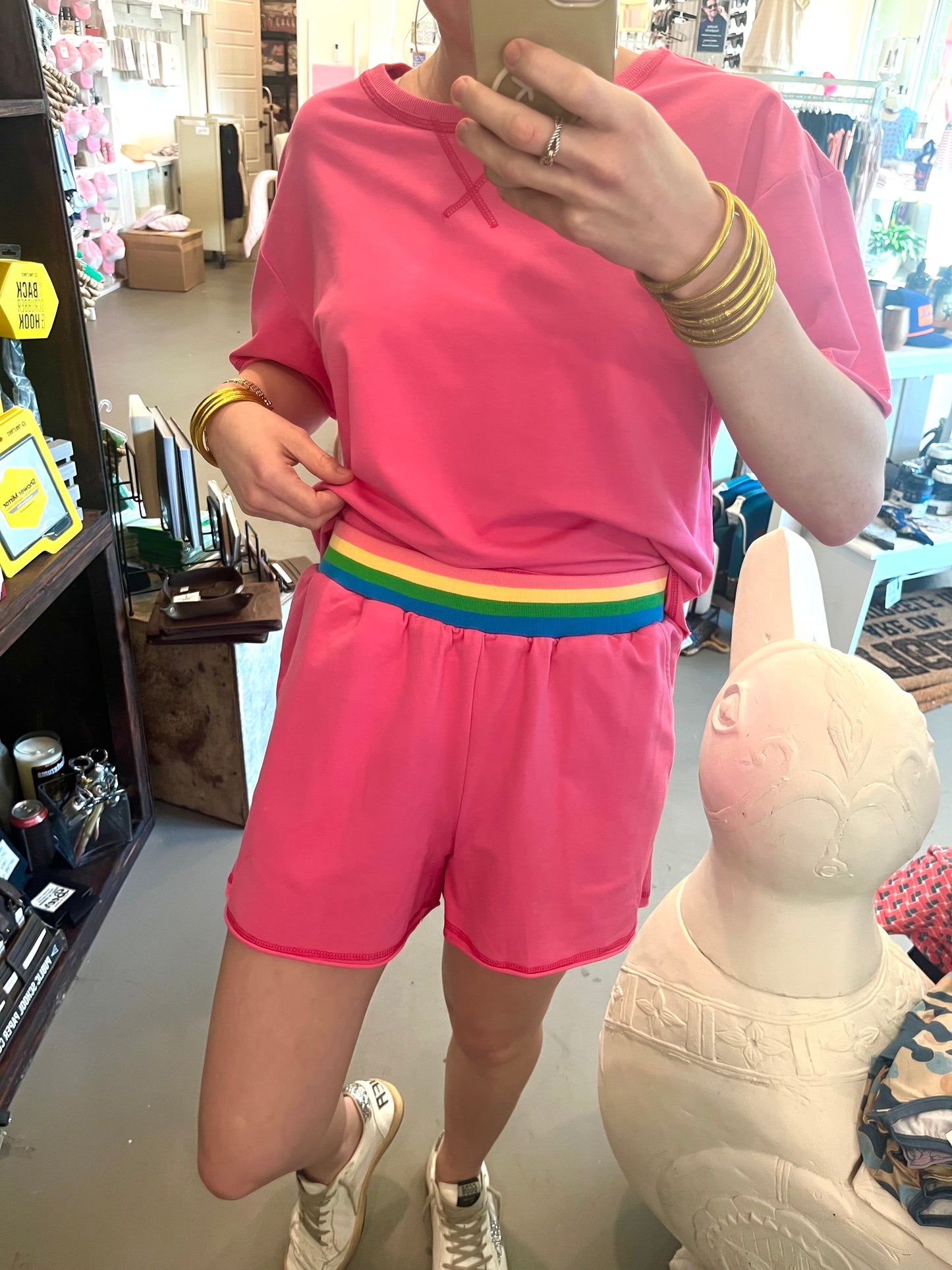 Candy Stripes Shorts Set