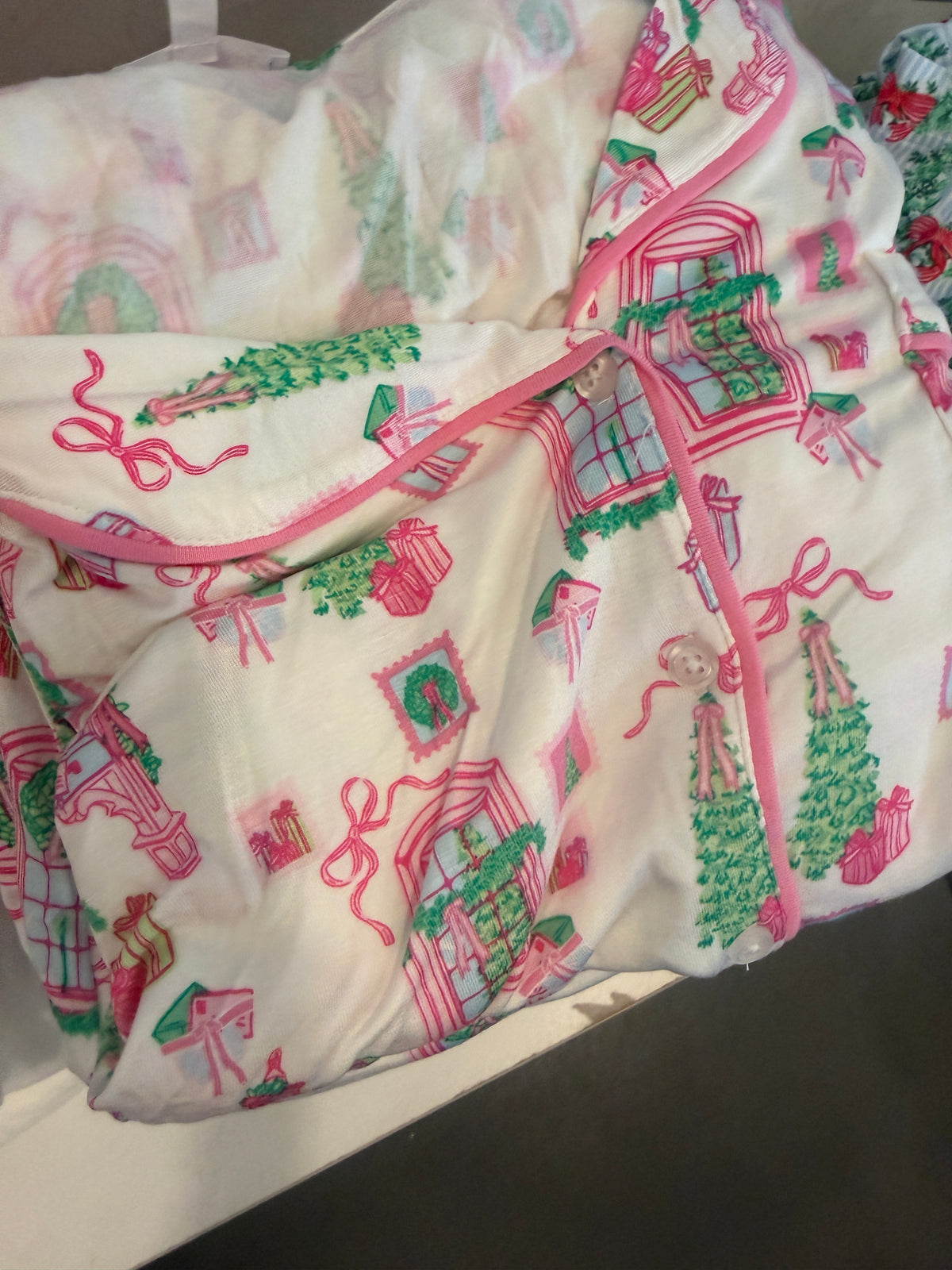 Christmas Cottage Pajama Set