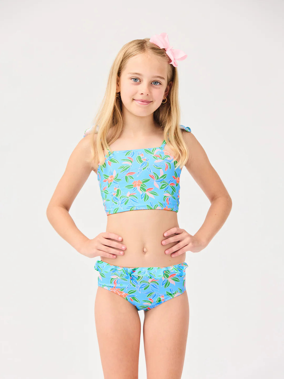 Tiki Tropics Girls 2 PC Swimsuit
