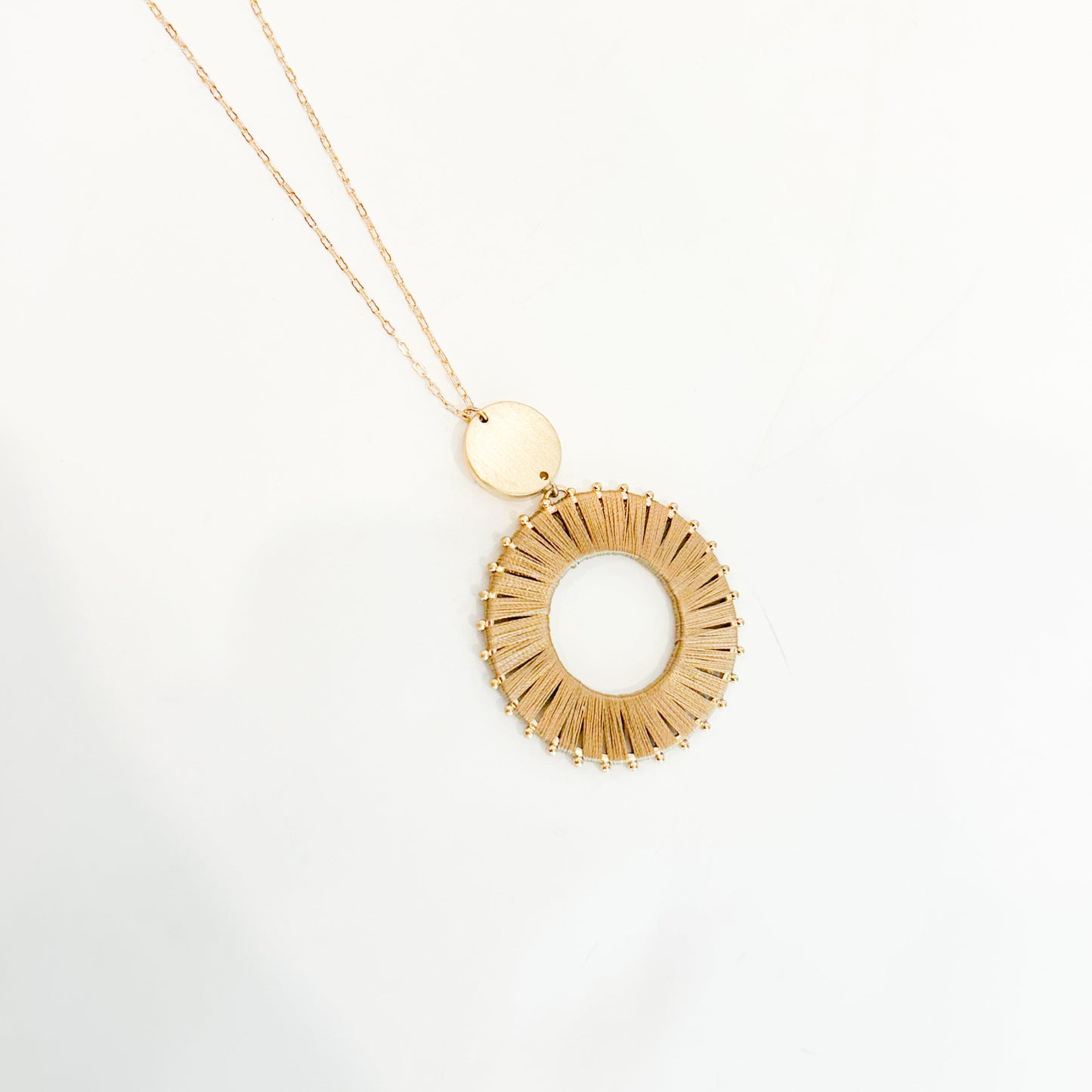 Woven Halo Necklace