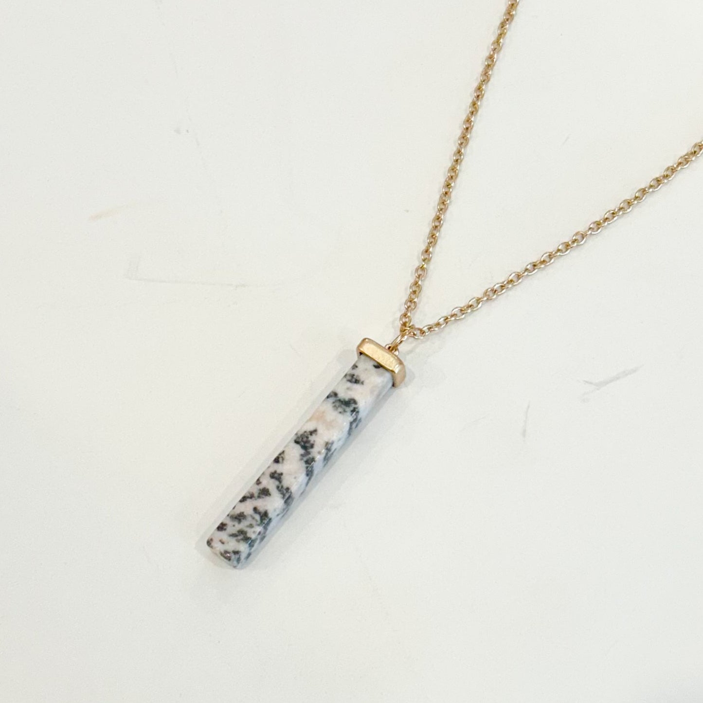 Marble Geometric Necklace
