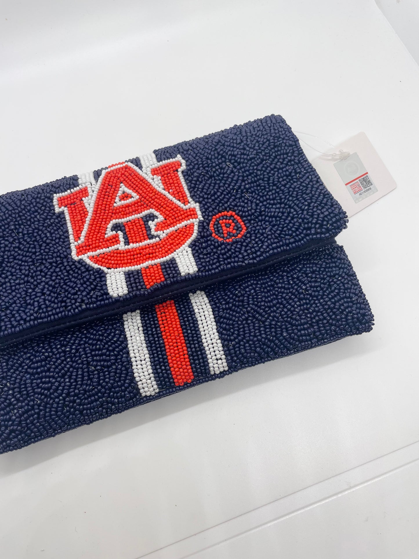 Blue AU Stripe Crossbody Mini Bag