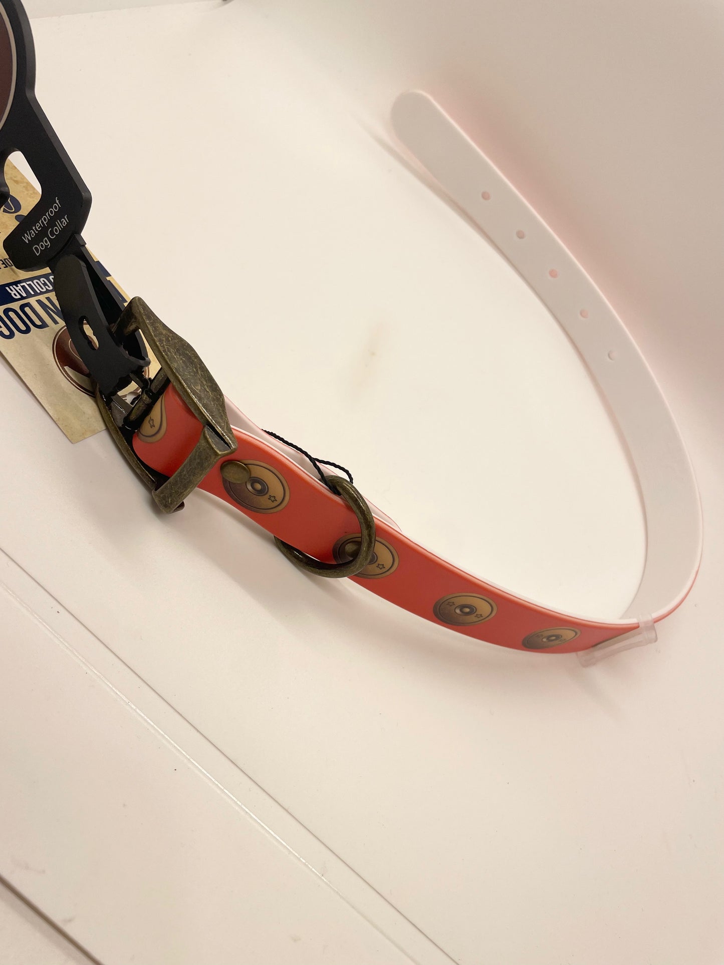 Brown Dog 12 Gauge Orange Dog Collar