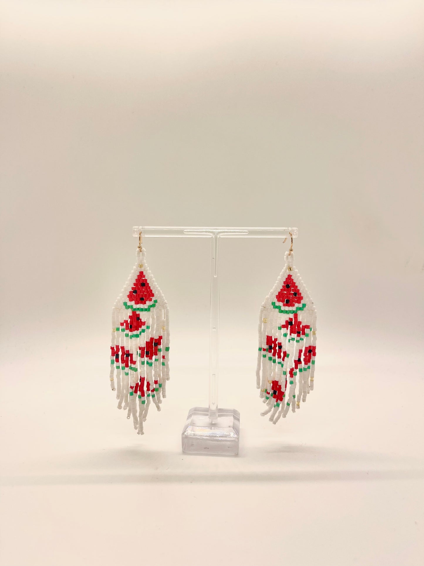 Aztec Watermelon Earrings