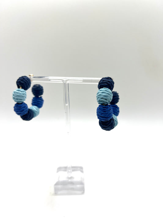 Raffia Puff Earring
