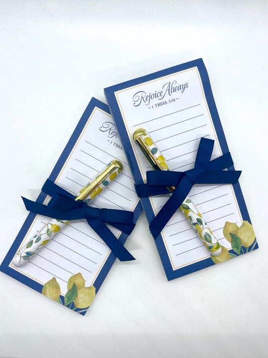 Rejoice Always Magnetic Notepad