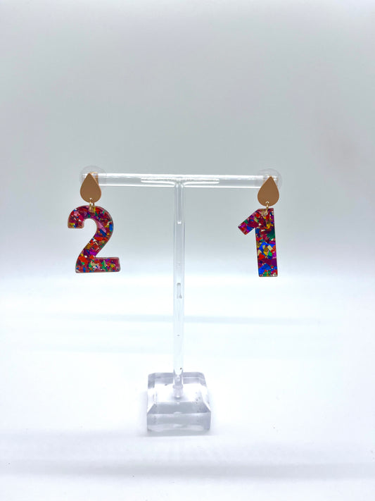 21 Candles Earrings