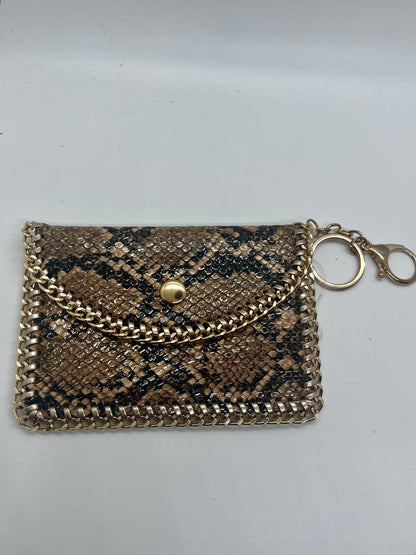 Snakeskin Wallet Keychain