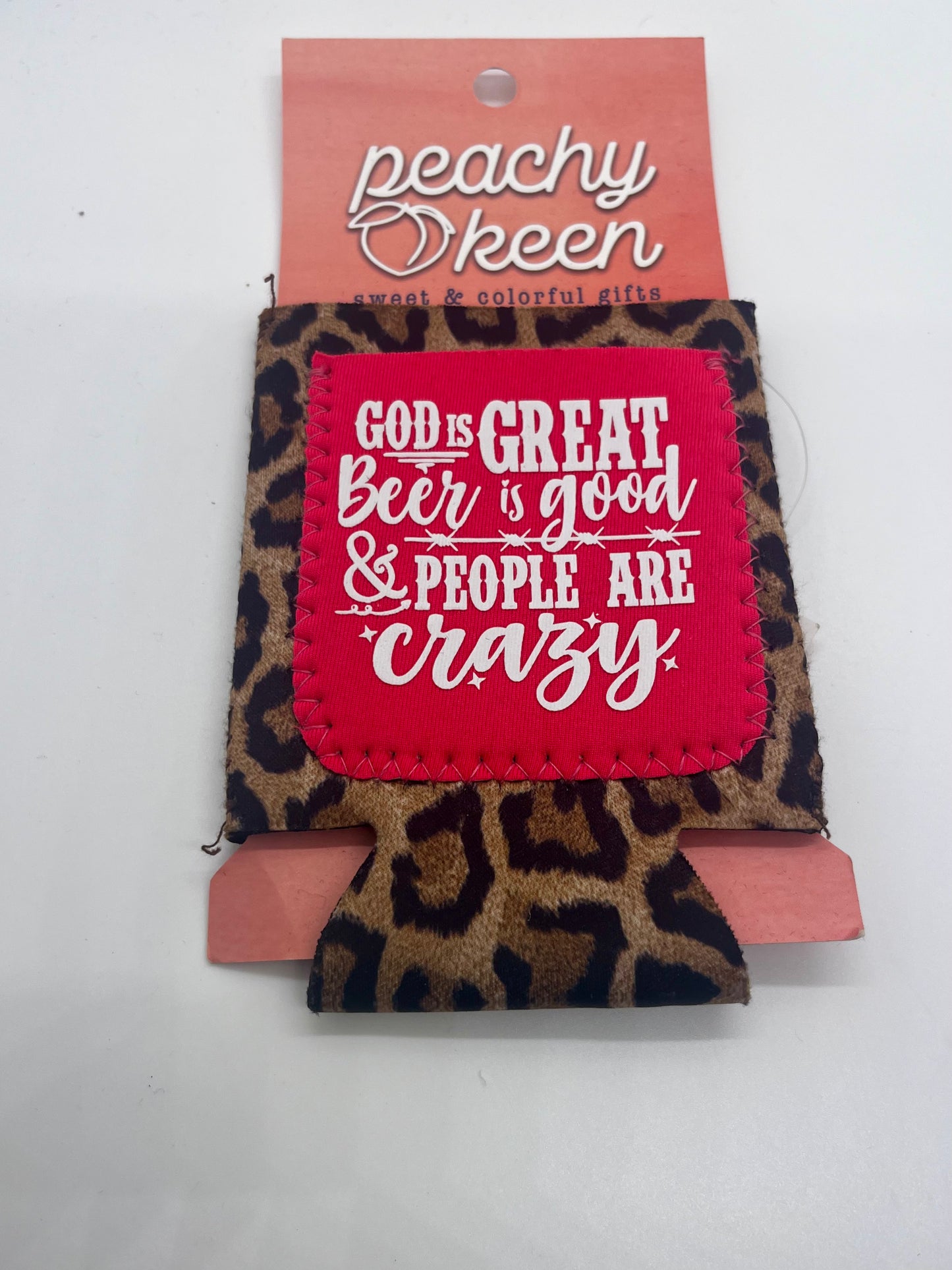 "People are Crazy" Koozie