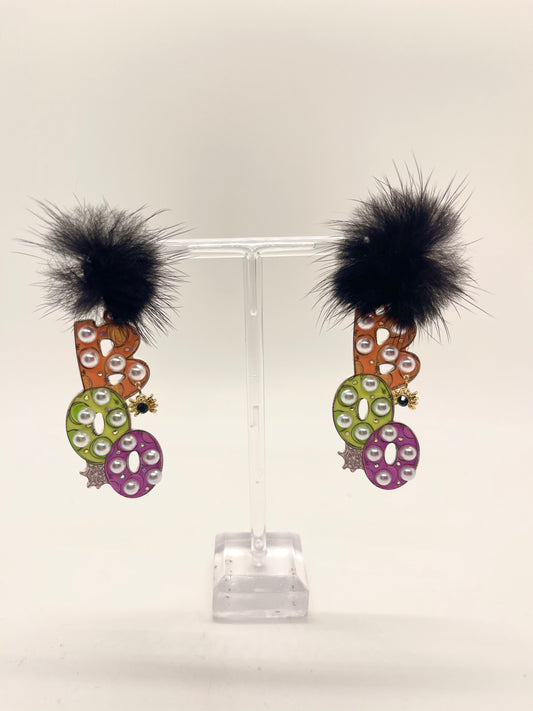 BOO  Statement Earrings
