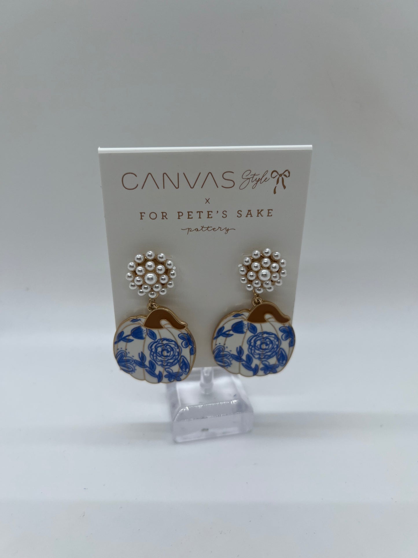 Canvas Style For Pete Sake Pottery Earrings