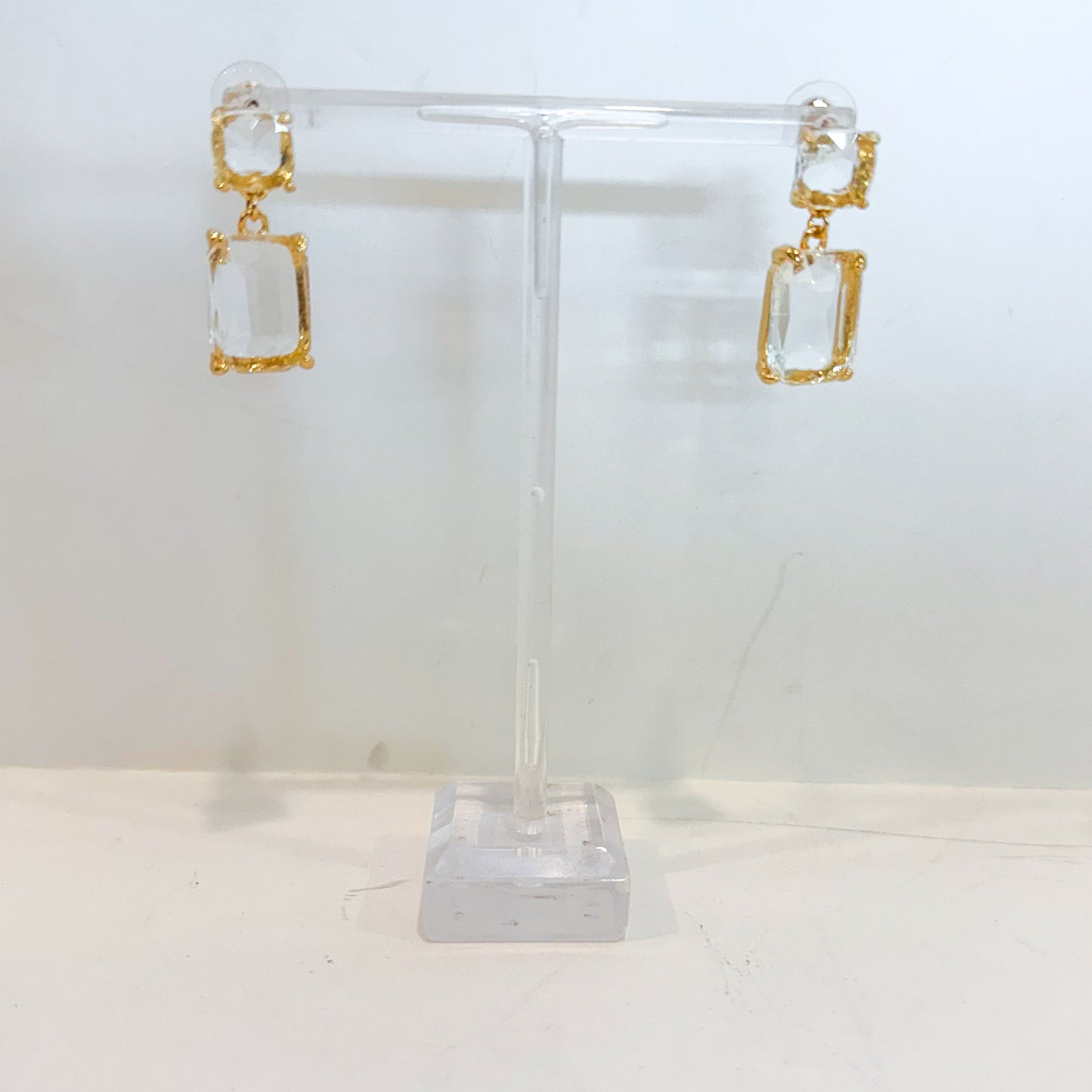 Drop Diamond Earrings