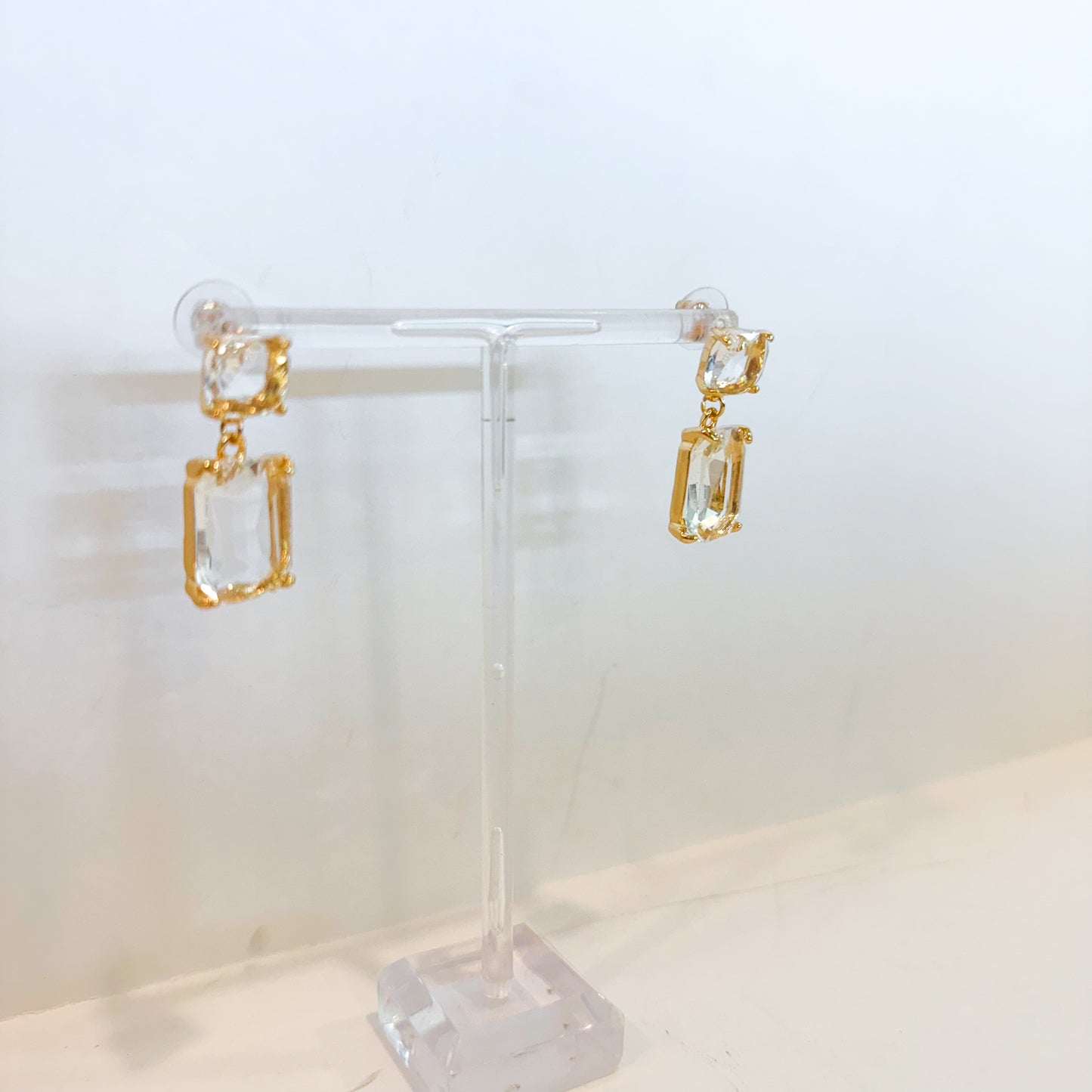 Drop Diamond Earrings