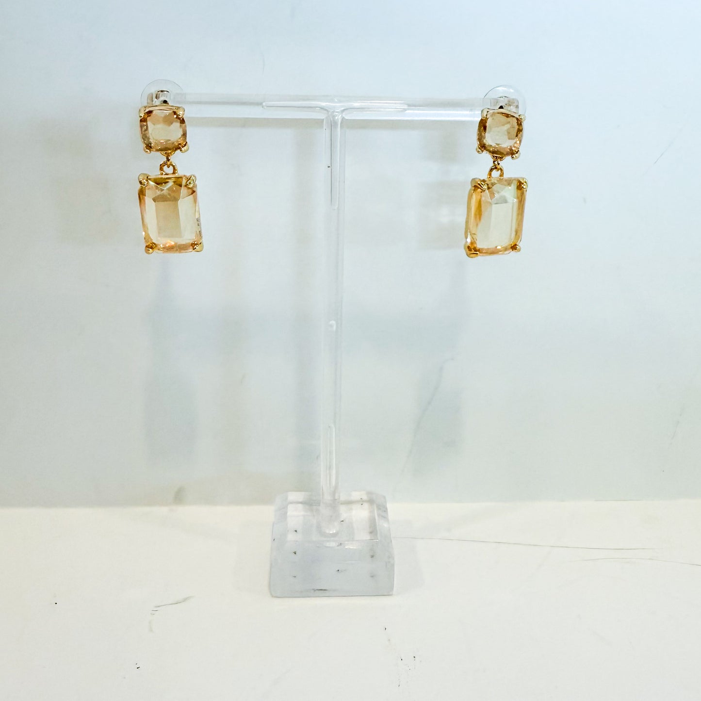 Drop Diamond Earrings