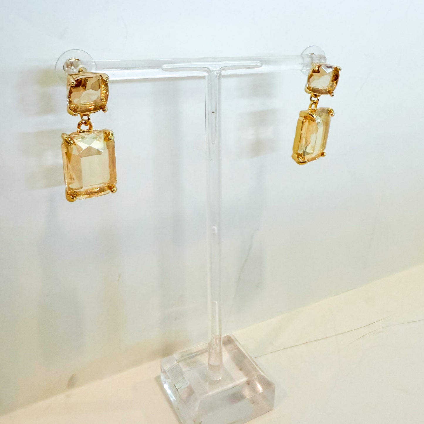Drop Diamond Earrings