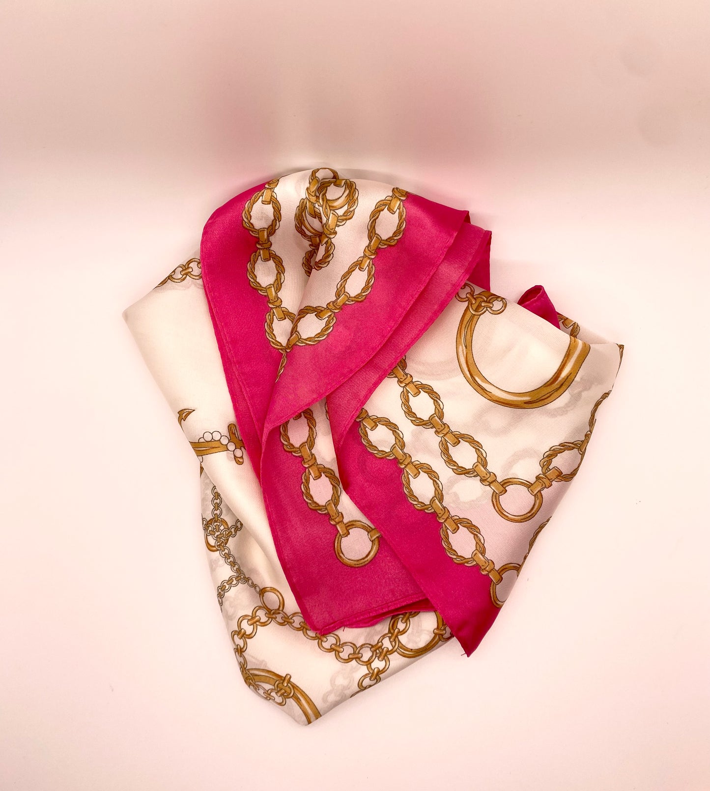 Chain and Anchor Silk Scarf