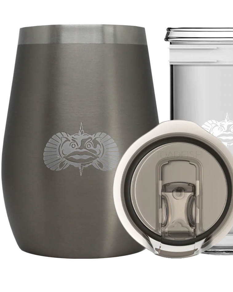 Toadfish Non-Tipping 10oz Wine Tumbler Graphite