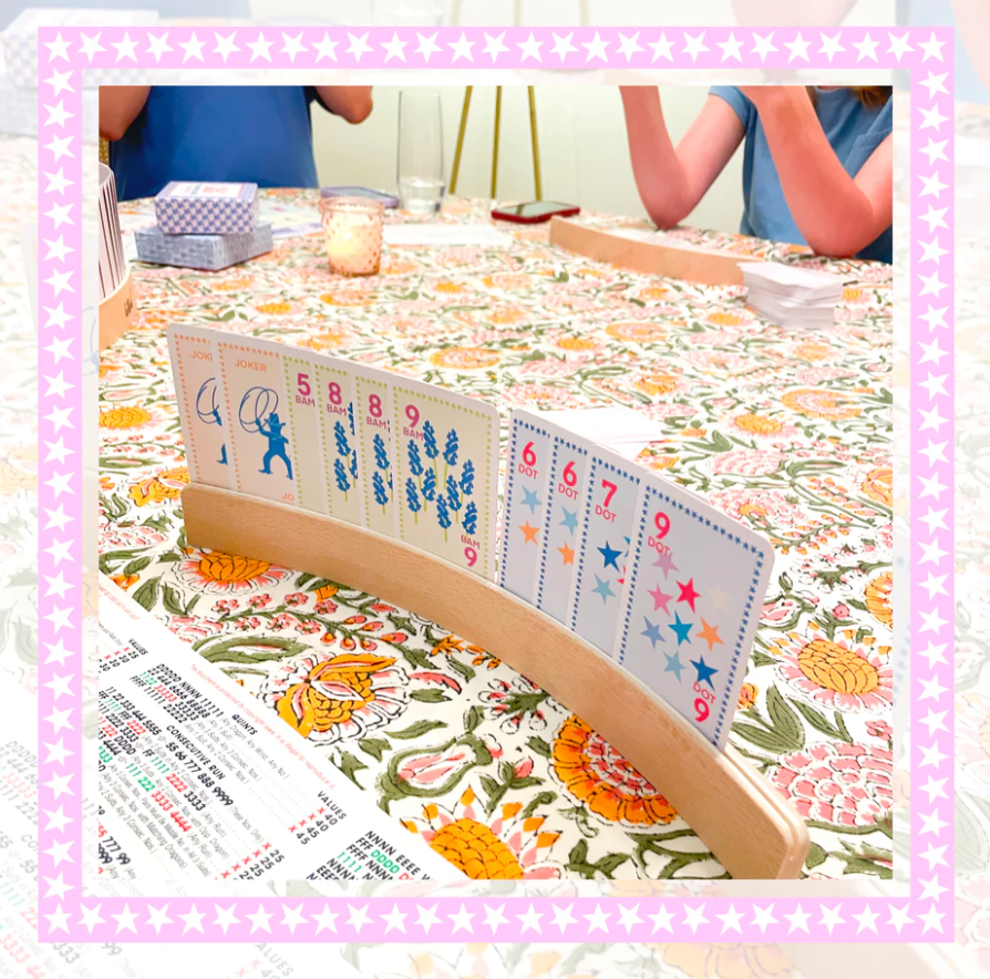 Wooden Card Rack - Set of 4