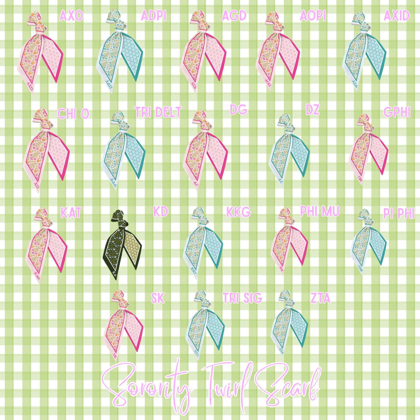 Sorority Twirl Scarf