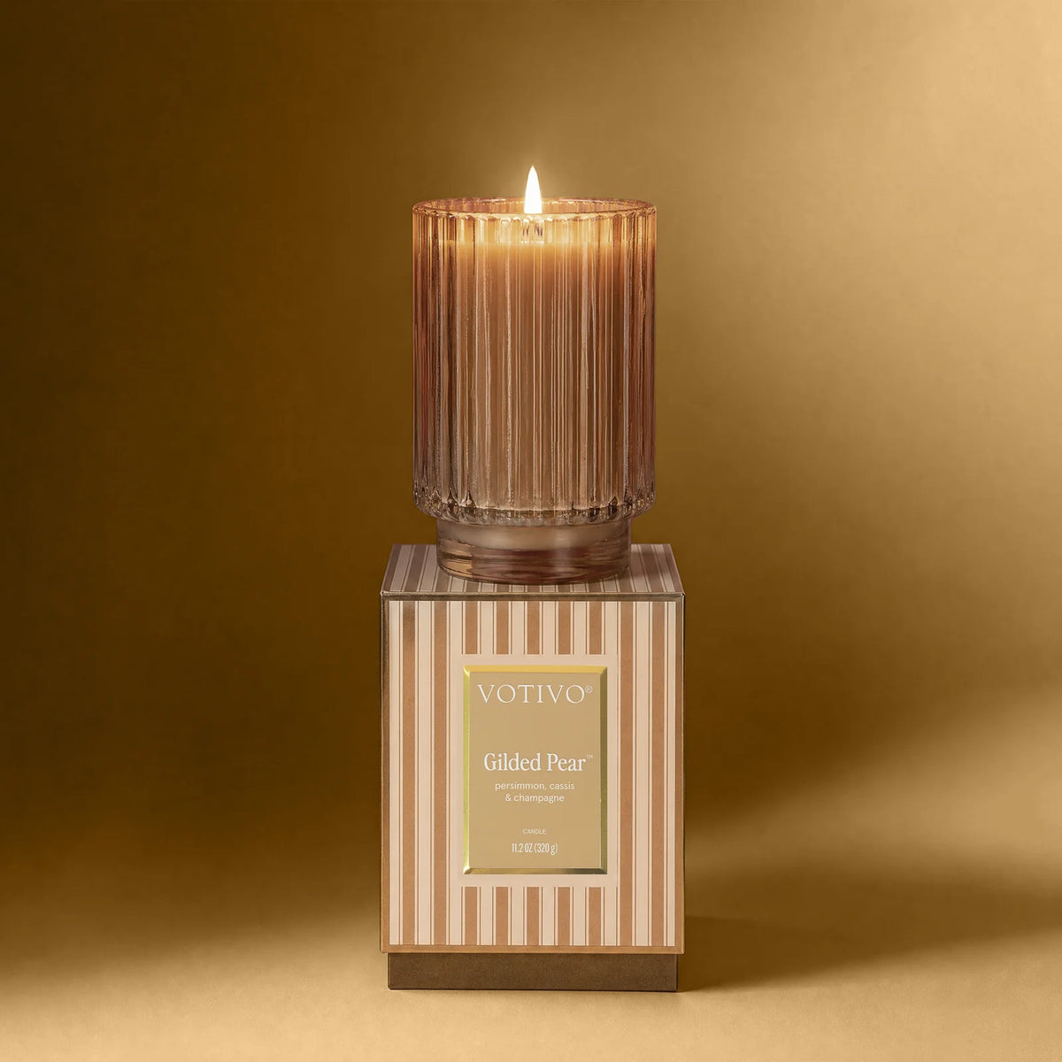 Gilded Pear Candle