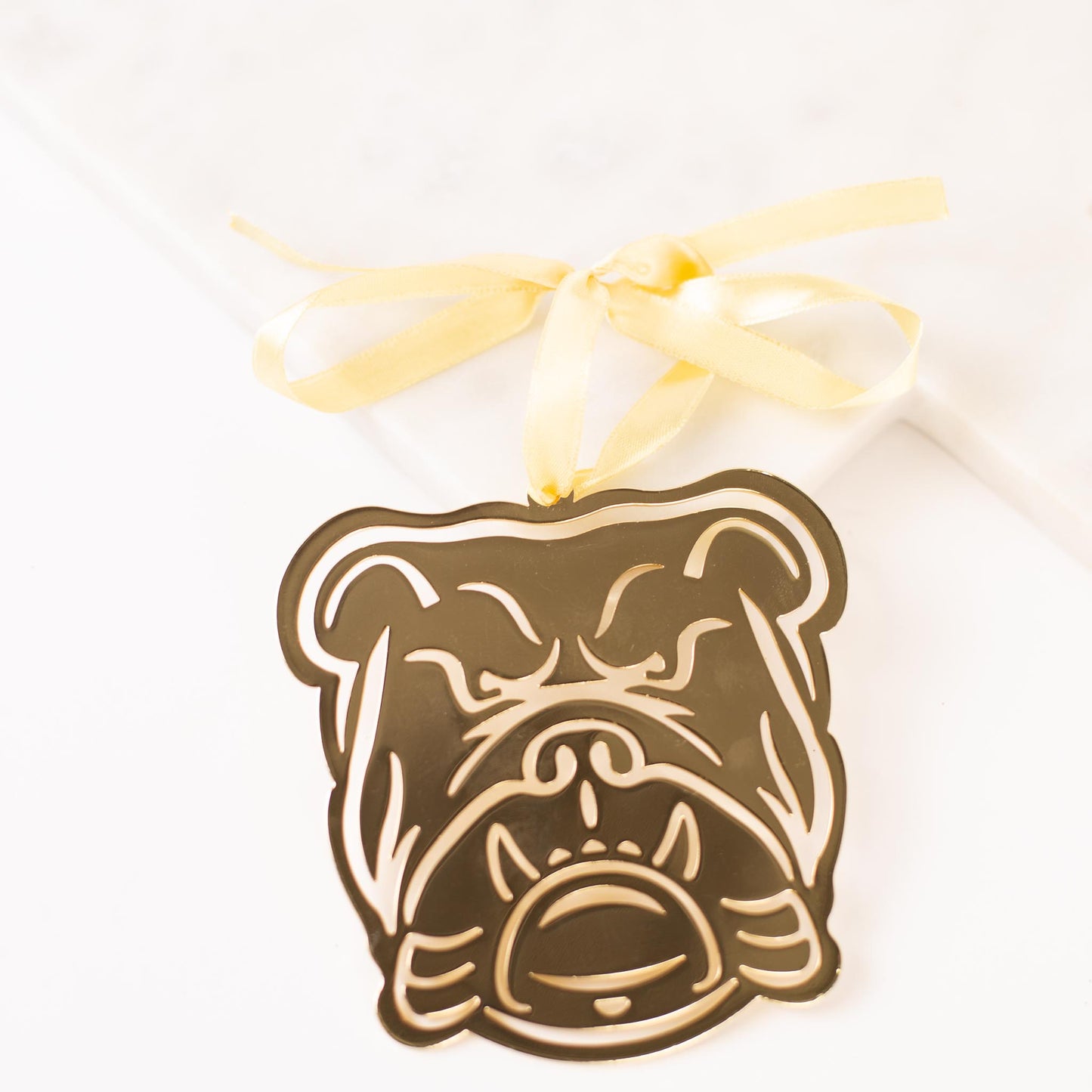 Gold Mascot Face Ornaments