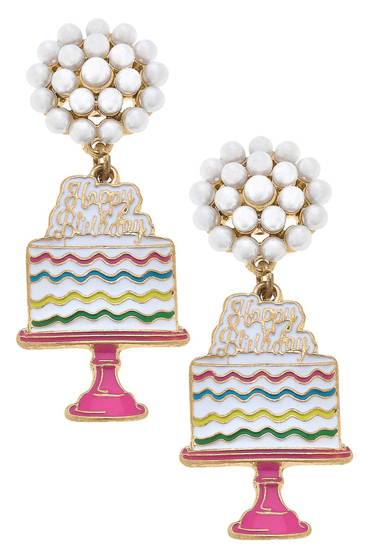 Birthday Cake Earrings