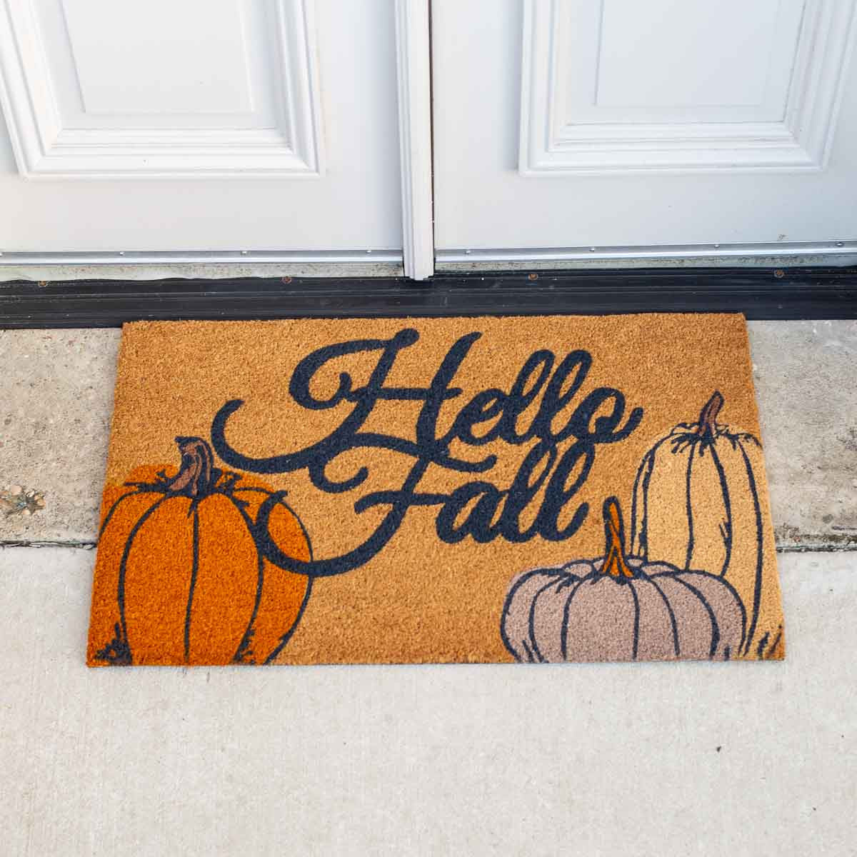 Hello Fall Coir Doormat
