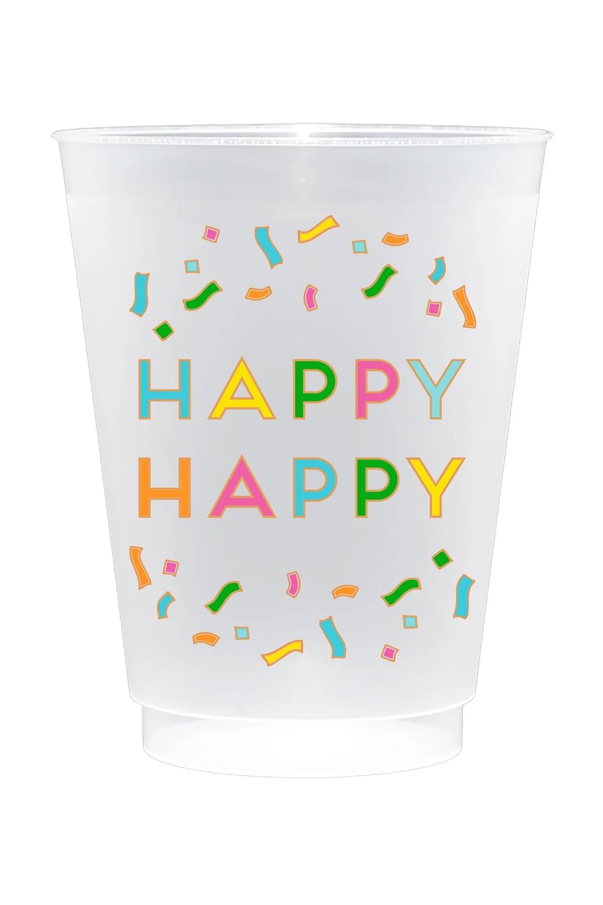 Canvas Shatterproof Frost Flex Plastic Cups