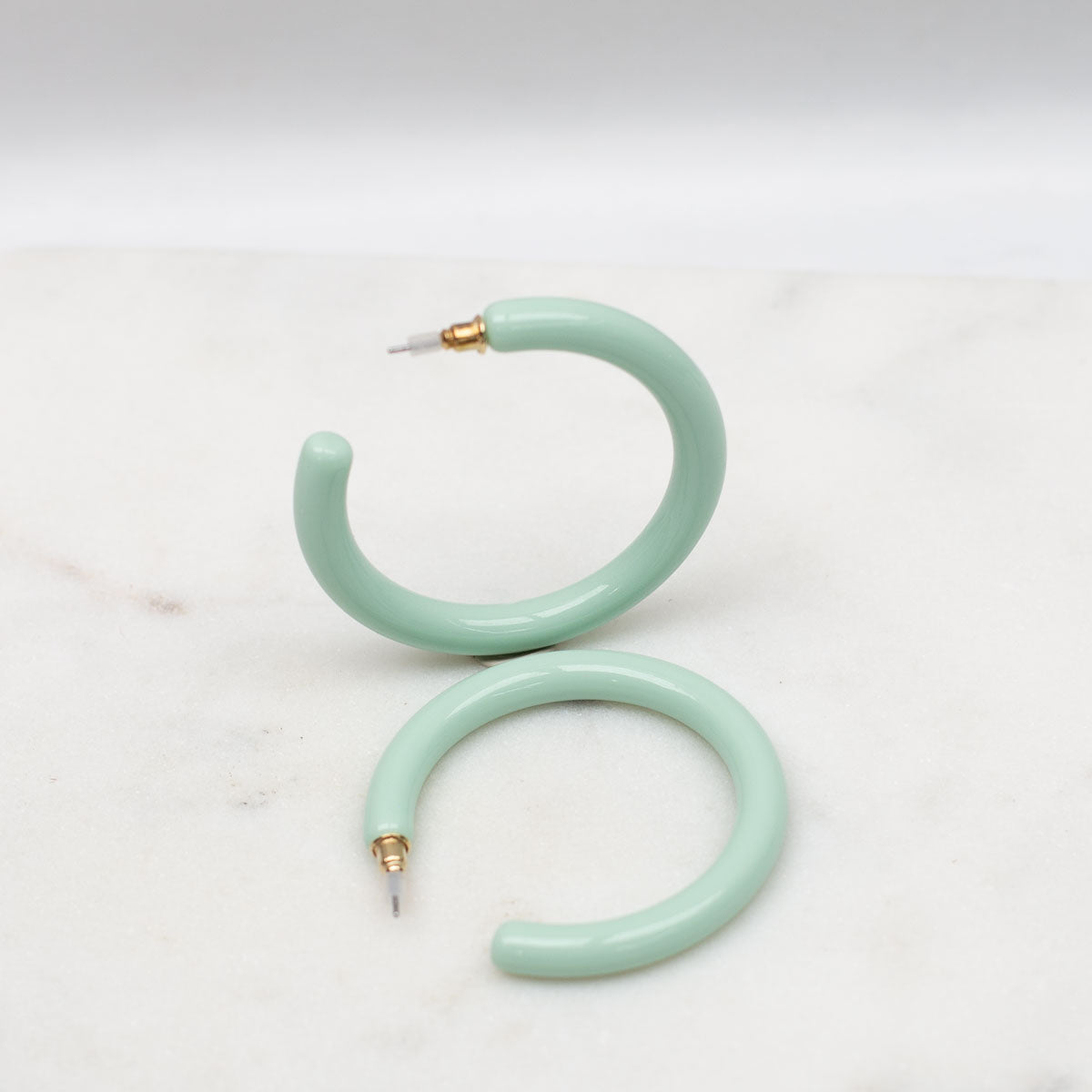 Light Blue Grace Hoops