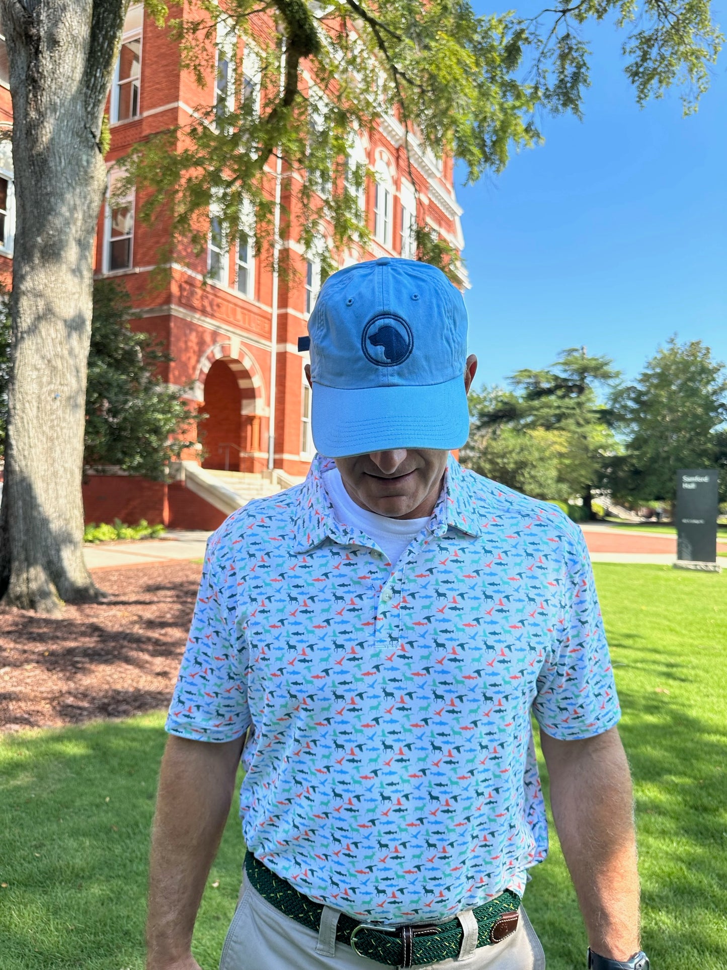 Brown Dog Columbia Blue Hat