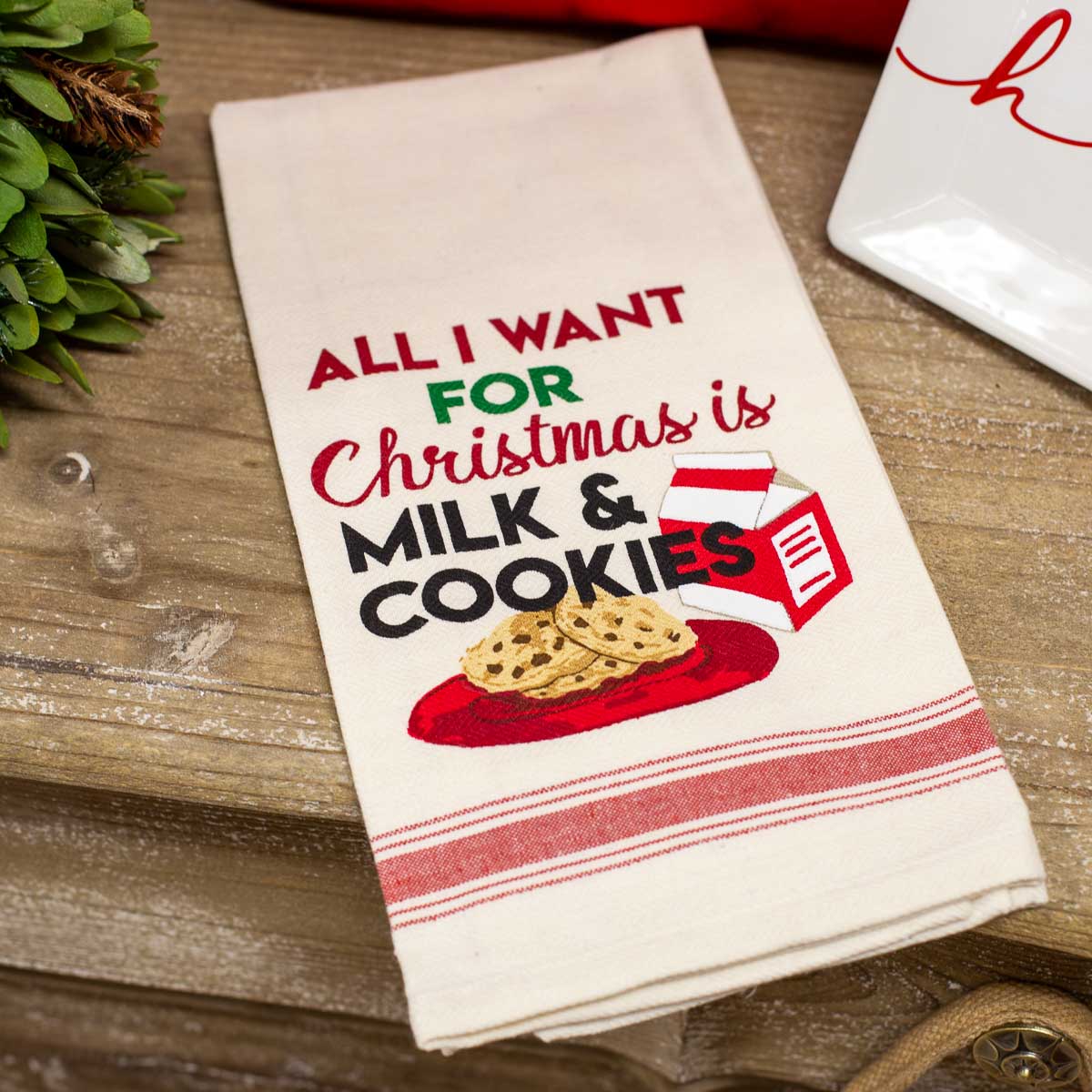 Milk & Cookies Hand Towel