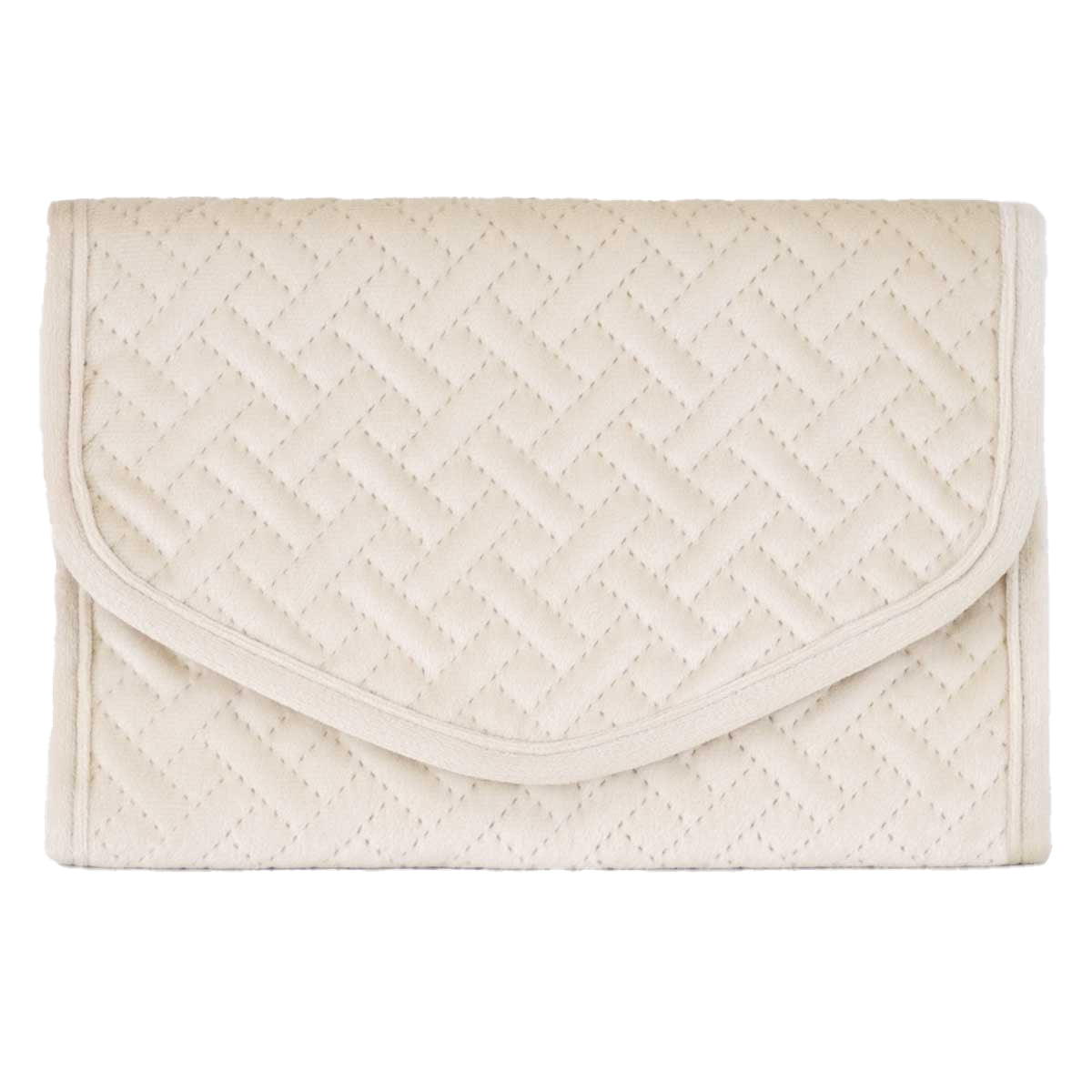 Velvet Quilted Jewelry Clutch