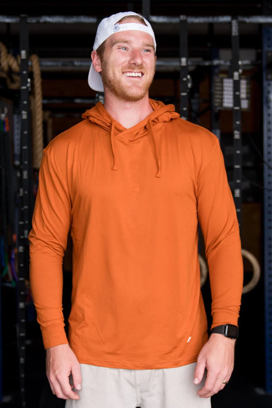 Burlebo Performance Hoodie - Burnt Orange
