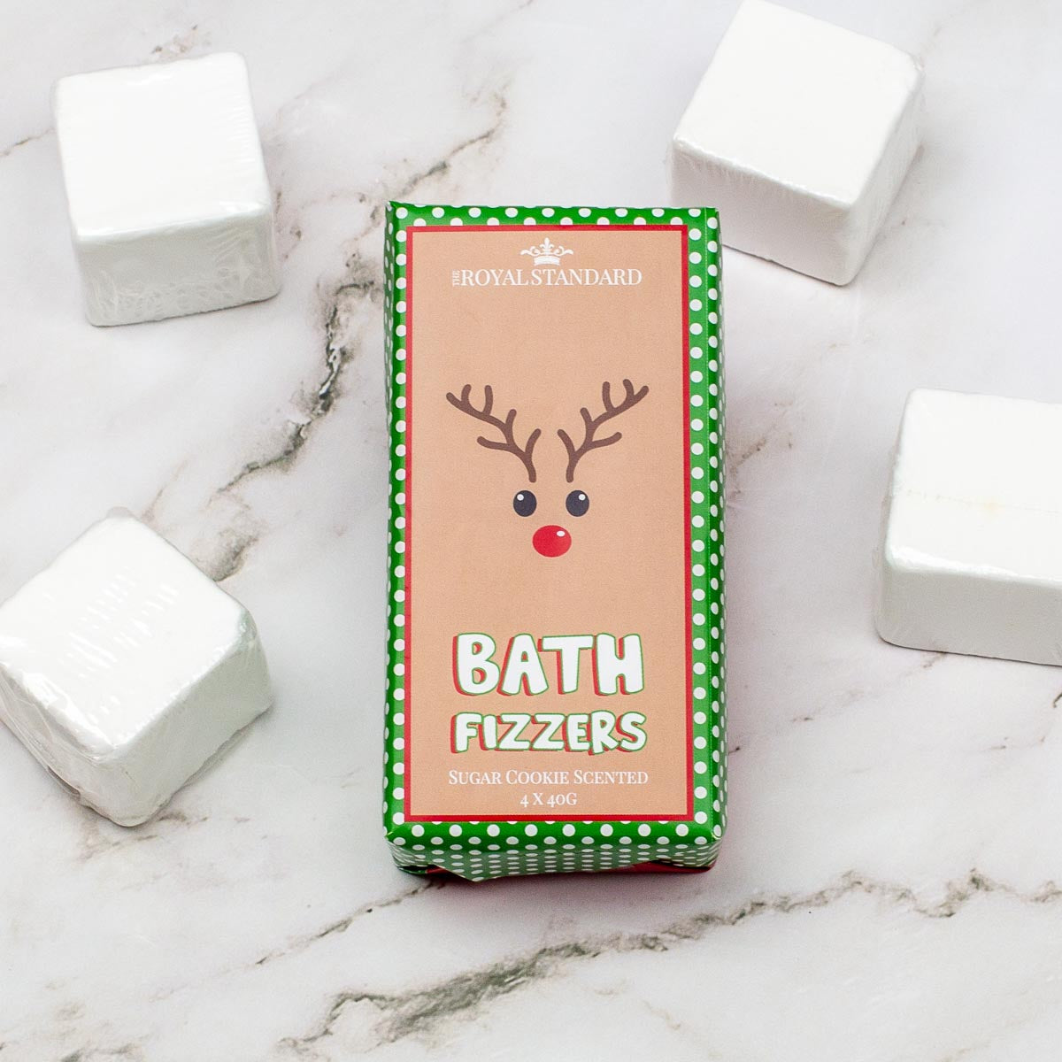 Reindeer Bath Fizzer Sugar Cookie Scented