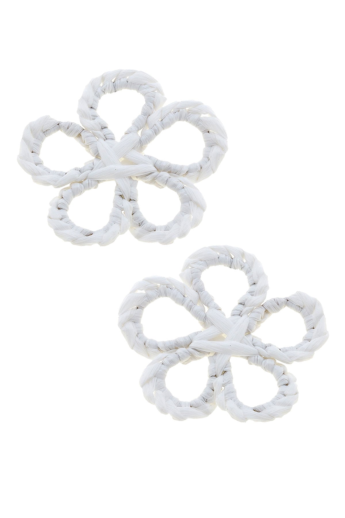 Tahiti Raffia Stud Earrings