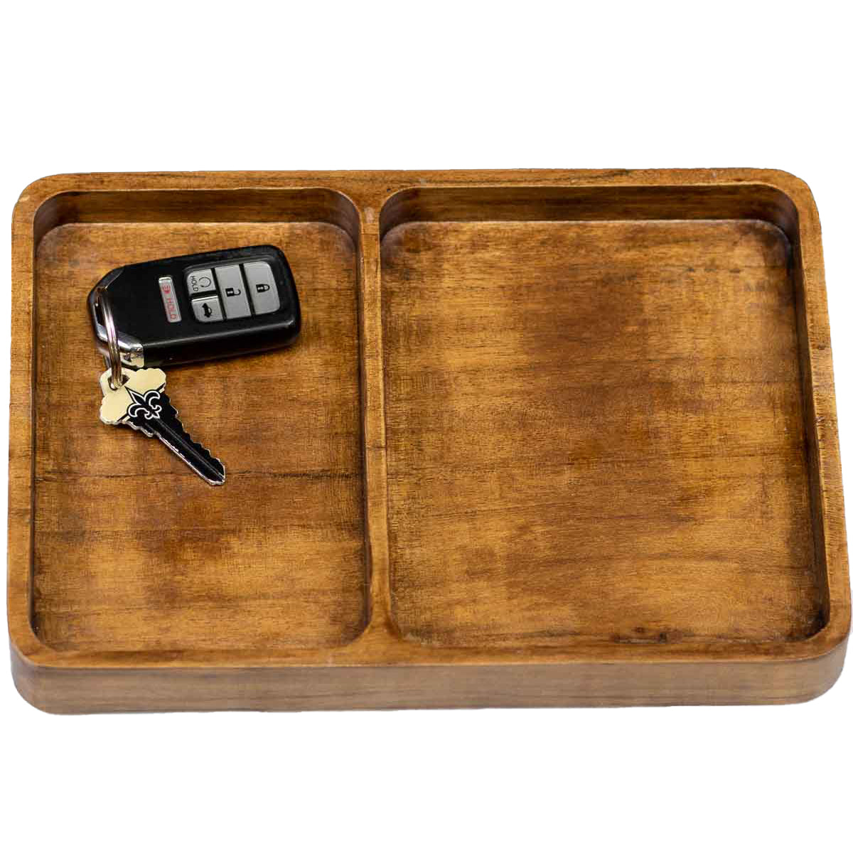 Etched Wood Valet Tray