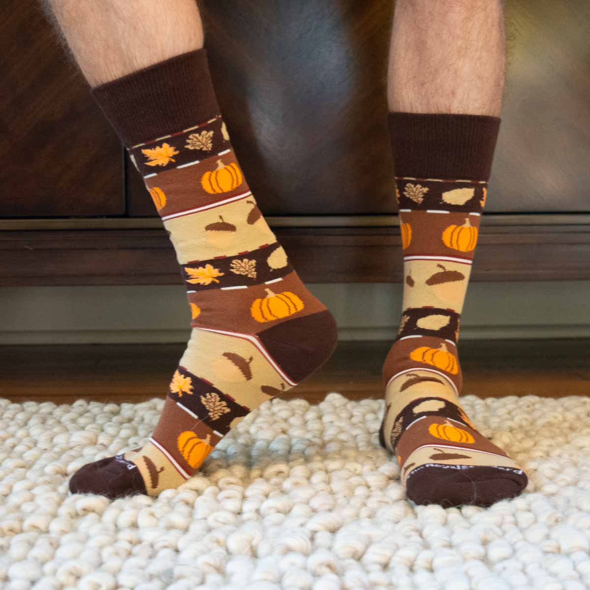 Men's Thanksgiving Fair Isle Socks