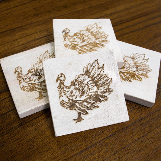 Wolterton Turkey Coasters (set of 4)