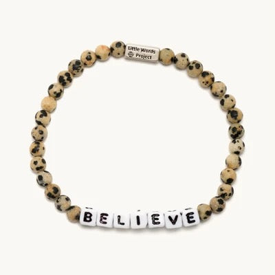 Little Worlds Men's Bracelets Dalmatian Jasper