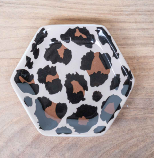 Leopard Trinket Dish
