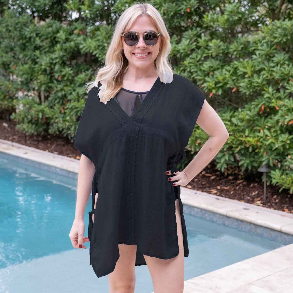 Capri Open Side Drawstring Cover Up