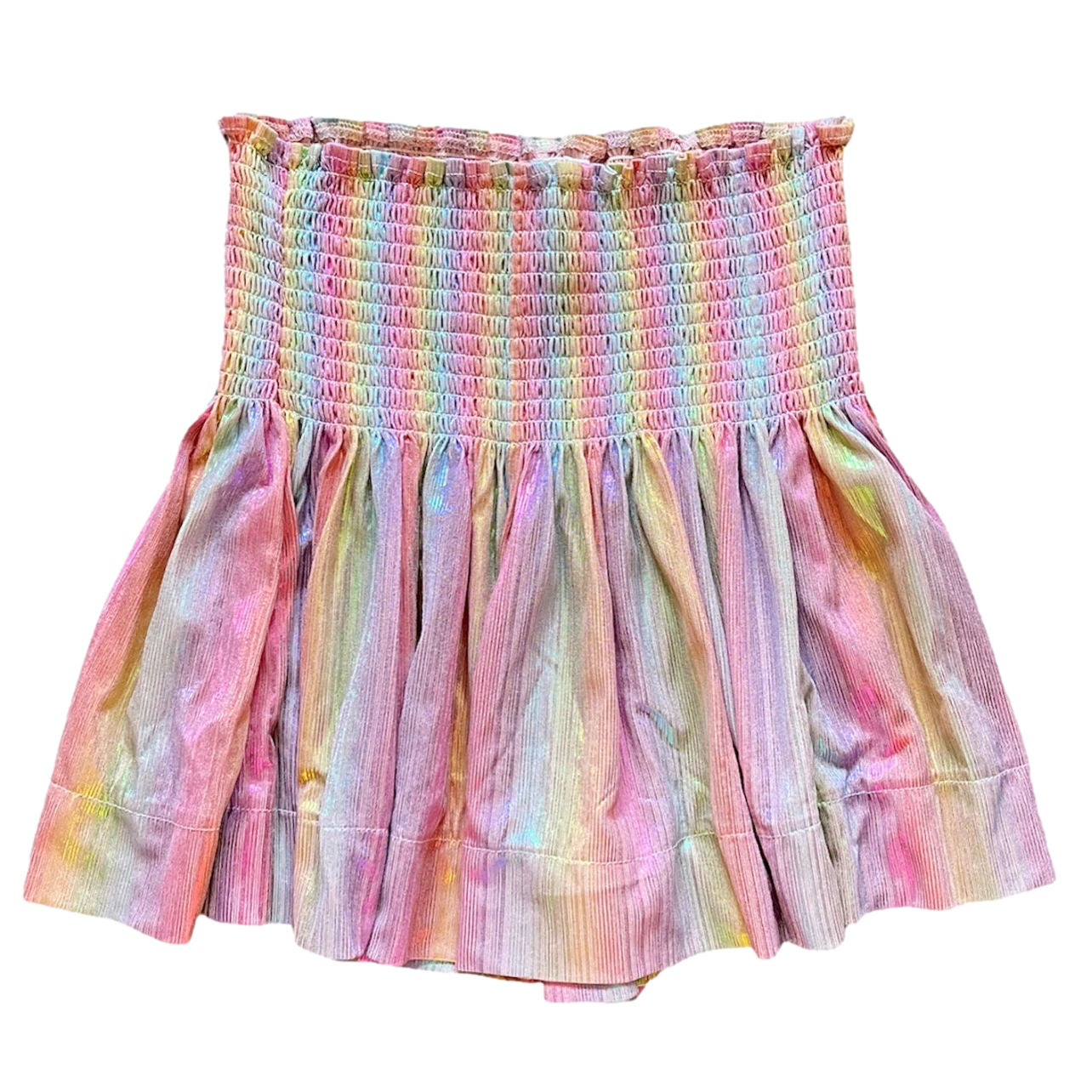 Queen of Sparkles Rainbow Swing Shorts