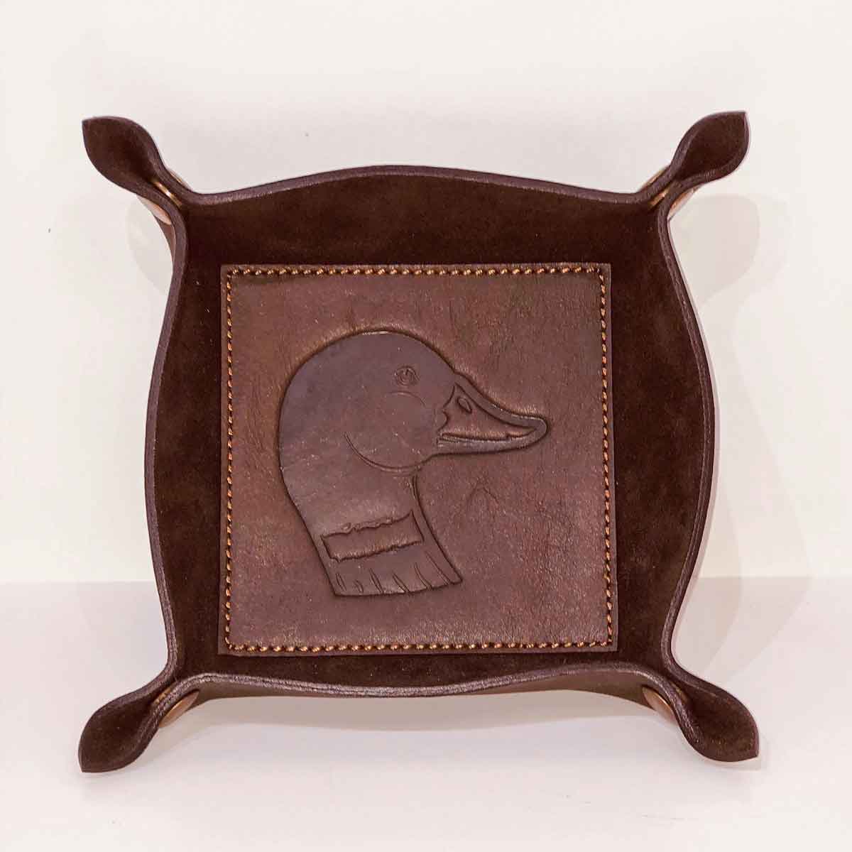 Leather Embossed Valet Tray
